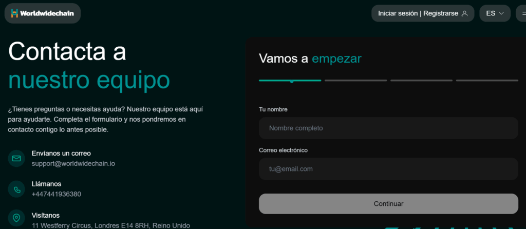 Worldwidechain Soporte Amigable y Confiable en Todo Momento