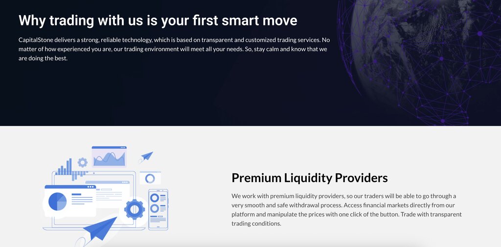 Capital Stone website screenshot