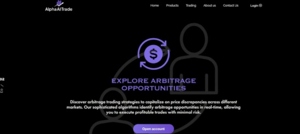 AlphaAITrade website