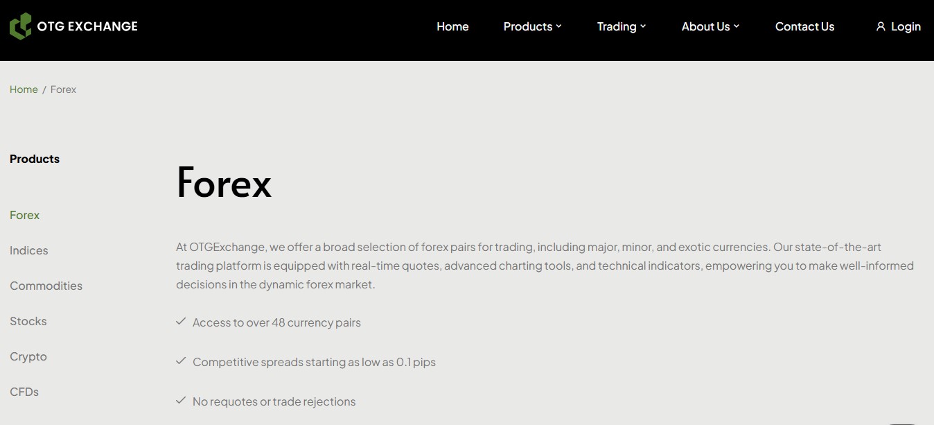 OTG Exchange Tradable Assets OTG Exchange Tradable Assets