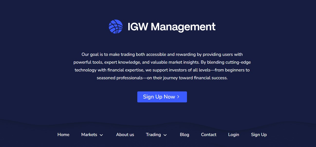 IGW Management Benefits IGW Management Benefits