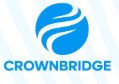 CROWNBRIDGE logo: blue circular emblem with a curved swoosh above the word CROWNBRIDGE in blue text.